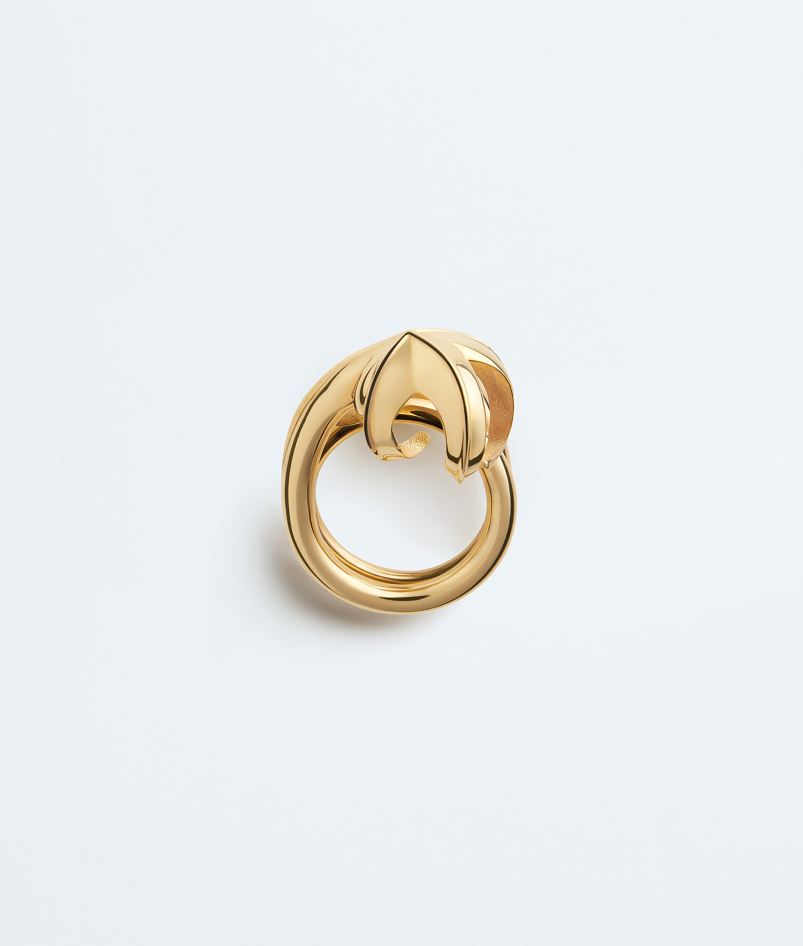 Women's Drop Ring in Yellow gold Bottega Veneta Finland EN - Image 3