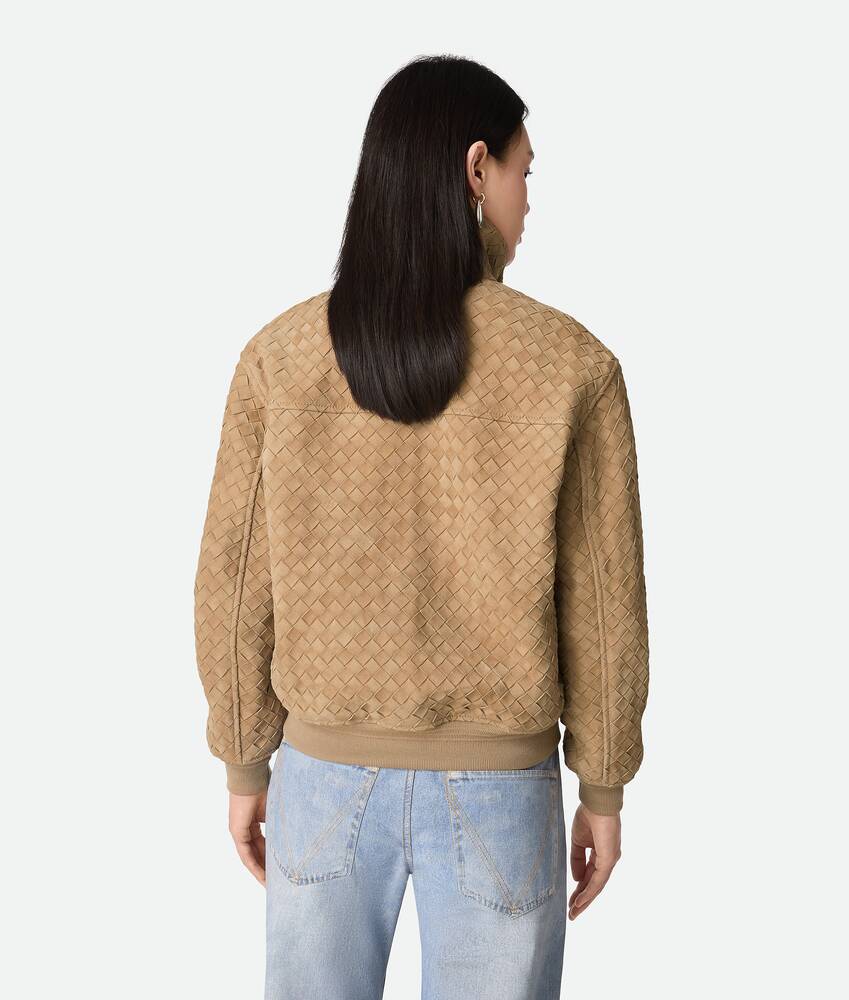Display a large version of the product image 3 - Intrecciato Suede Blouson