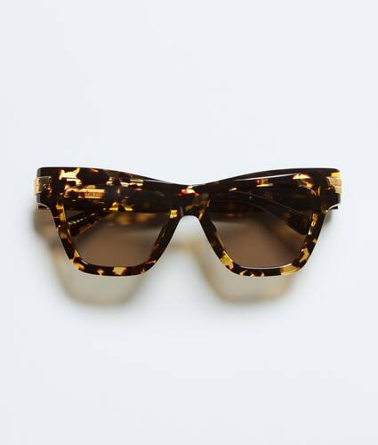Gafas de sol de ojo de gato Mitre en Havana/brown Bottega Veneta M&eacute;xico ES - Image 1