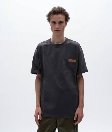 Men's Cotton Jersey T-Shirt in Nightfall Bottega Veneta Switzerland EN - Image 1