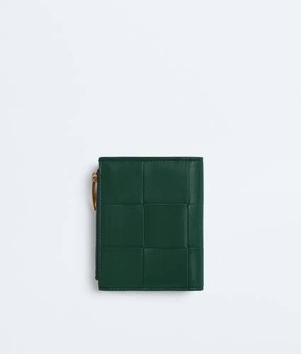 Cartera Cassette Bi-Fold peque&ntilde;a para Mujer en Emerald green Bottega Veneta M&eacute;xico ES - Image 3