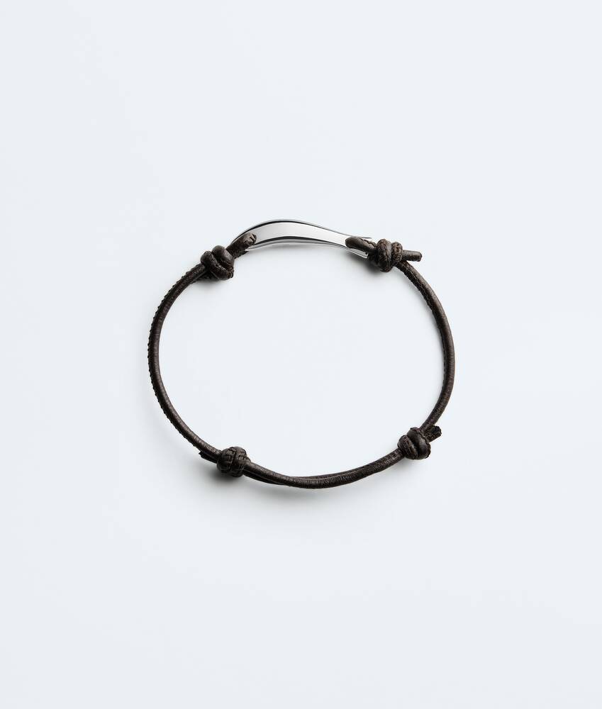 Pulsera Sardine de piel para Mujer en Espresso Bottega Veneta M&eacute;xico ES - Image 3