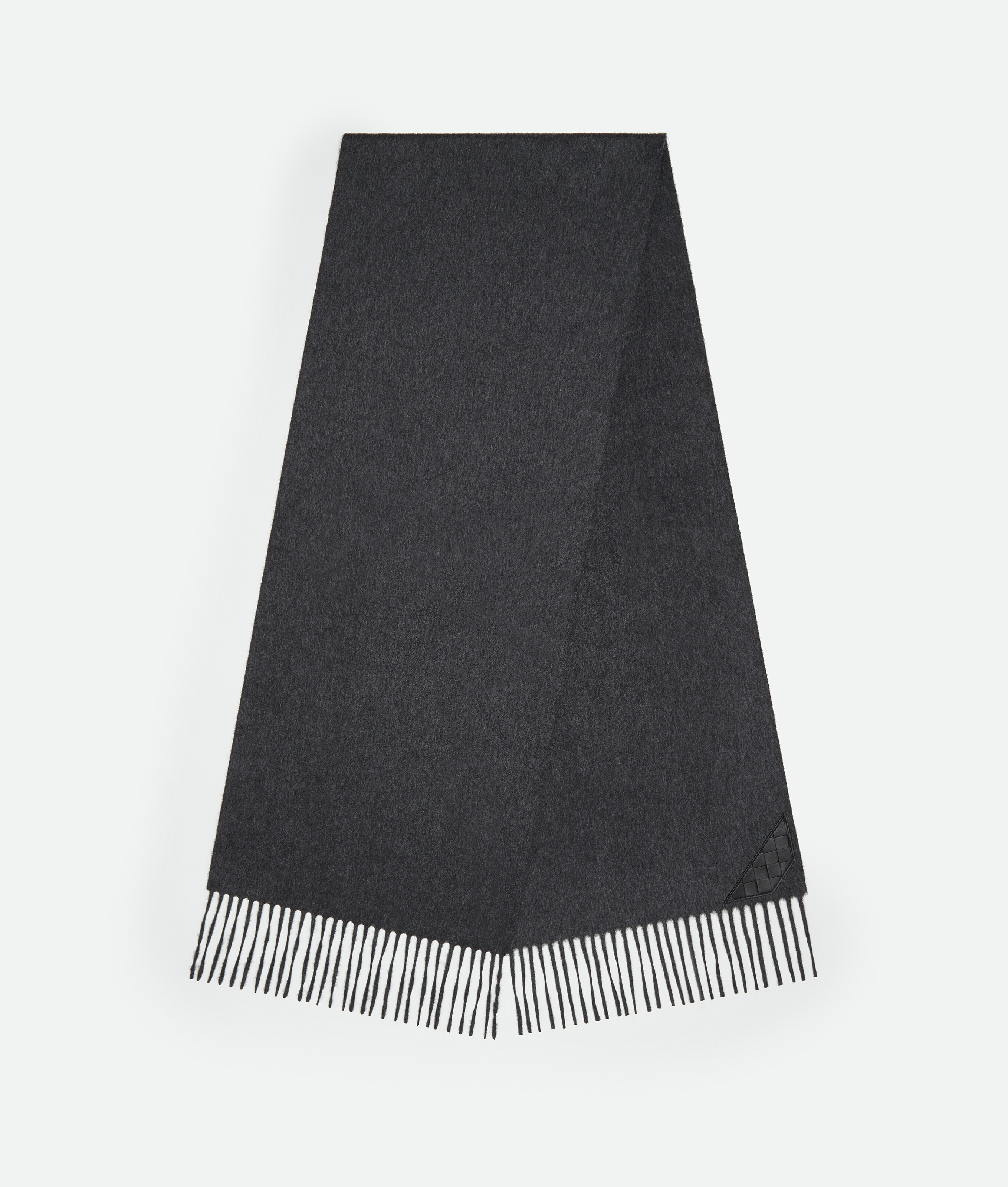 Bottega Veneta Cashmere Scarf - Charcoal Melange - ManCashmere