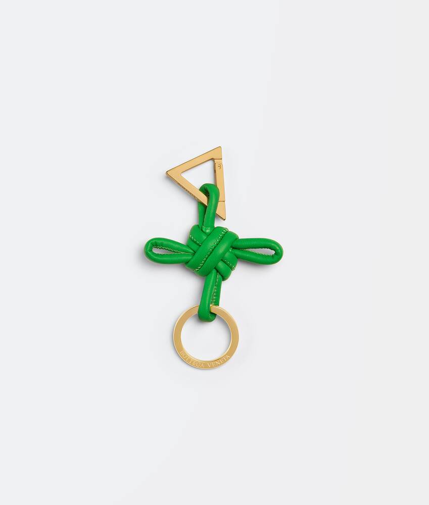 Women's Double Knot Key Ring in Parakeet Bottega Veneta Austria EN - Image 2