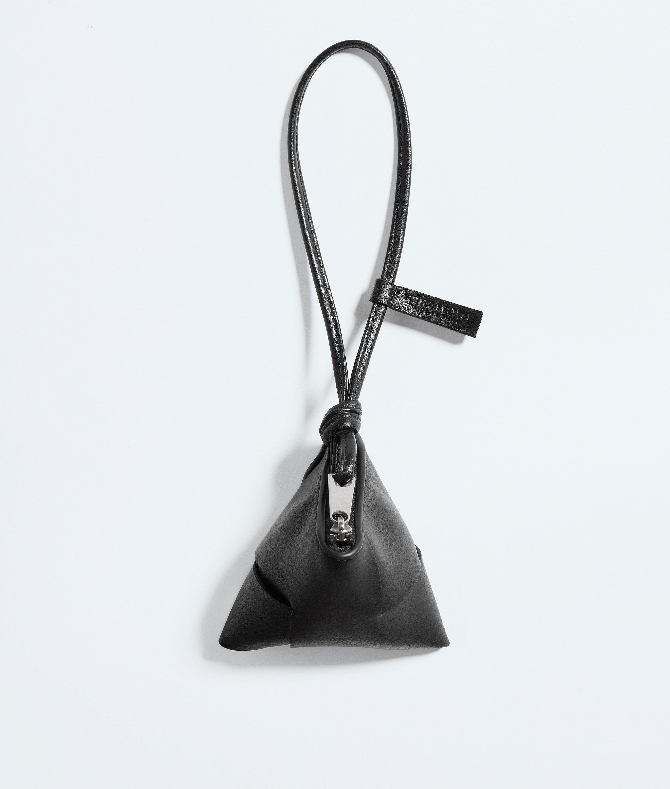 Angolo Coin Purse Charm in Black | Bottega Veneta US