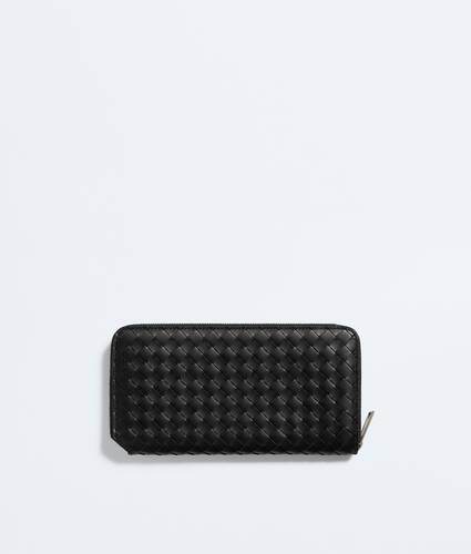 Portefeuille zipp&eacute; Intrecciato Piccolo pour Homme en Black/thunder Bottega Veneta Canada FR - Image 3