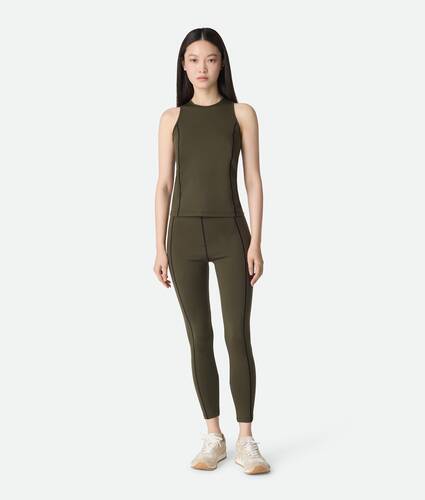 Women's Tech Jersey Leggings in Rainforest Bottega Veneta Macao SAR China EN - Image 1