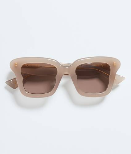 Sophia Ribbon Butterfly Sunglasses in Brown/red Bottega Veneta Romania EN - Image 1