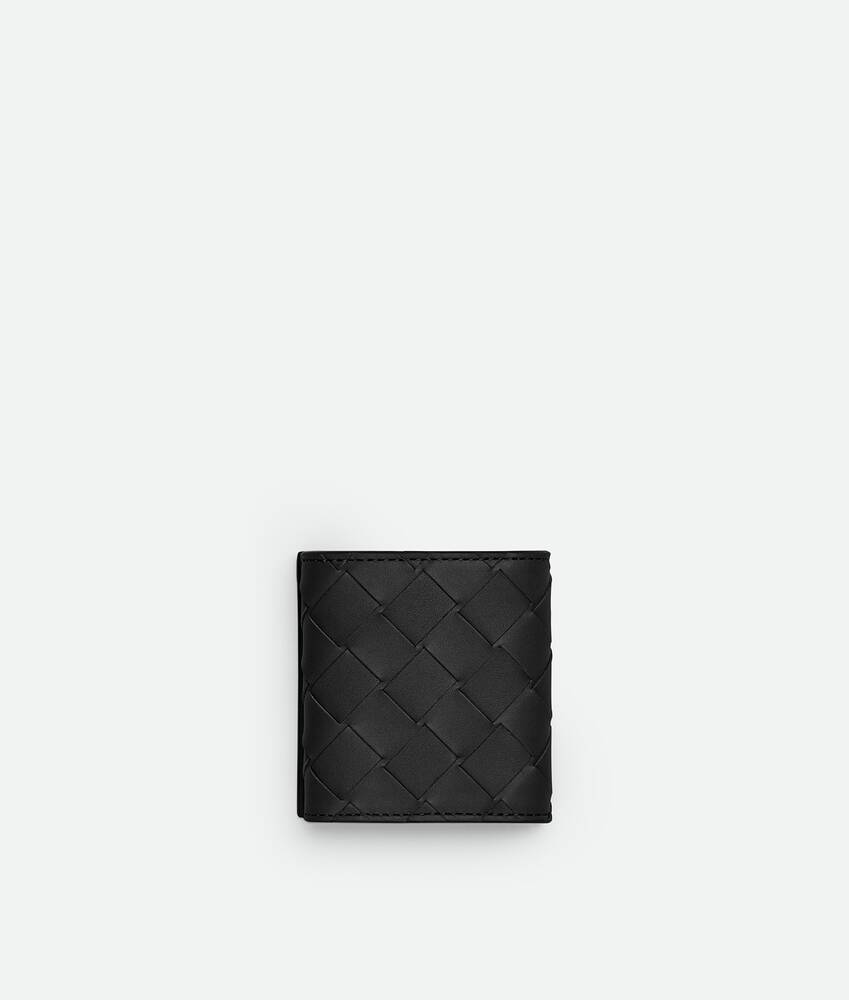 Men's Intrecciato Folded Coin Purse in Nero Bottega Veneta Hong Kong SAR China EN - Image 3