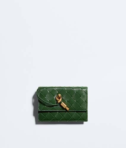 Andiamo Kartenetui mit Rei&szlig;verschluss f&uuml;r Damen in Basil Bottega Veneta Deutschland DE - Image 1