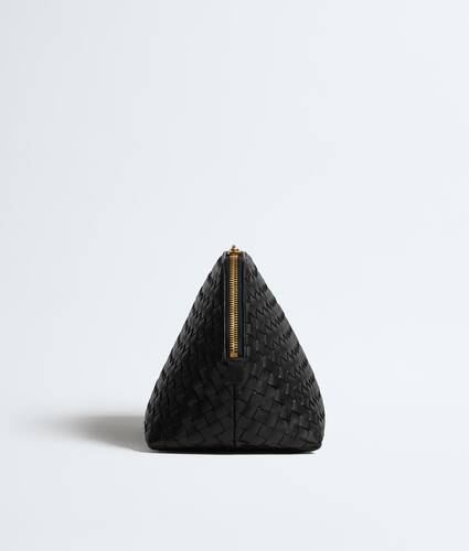 Large Cosmetic Pouch in Black Bottega Veneta United Kingdom EN - Image 3