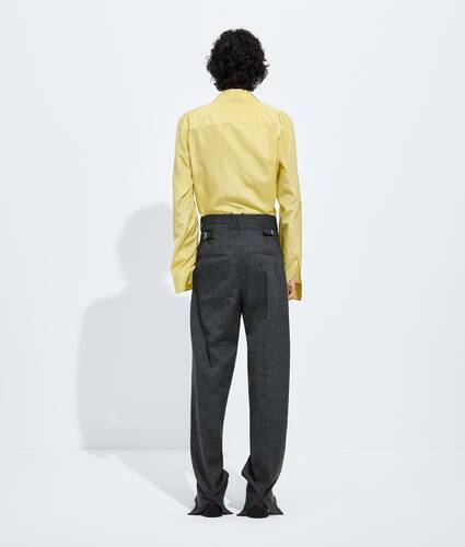 Men's Shetland Wool Toile Pants in Ardoise melange Bottega Veneta Canada EN - Image 3