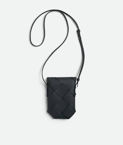 Men's Diago Phone Pouch in Ardoise/ice Bottega Veneta United Arab Emirates EN - Image 3