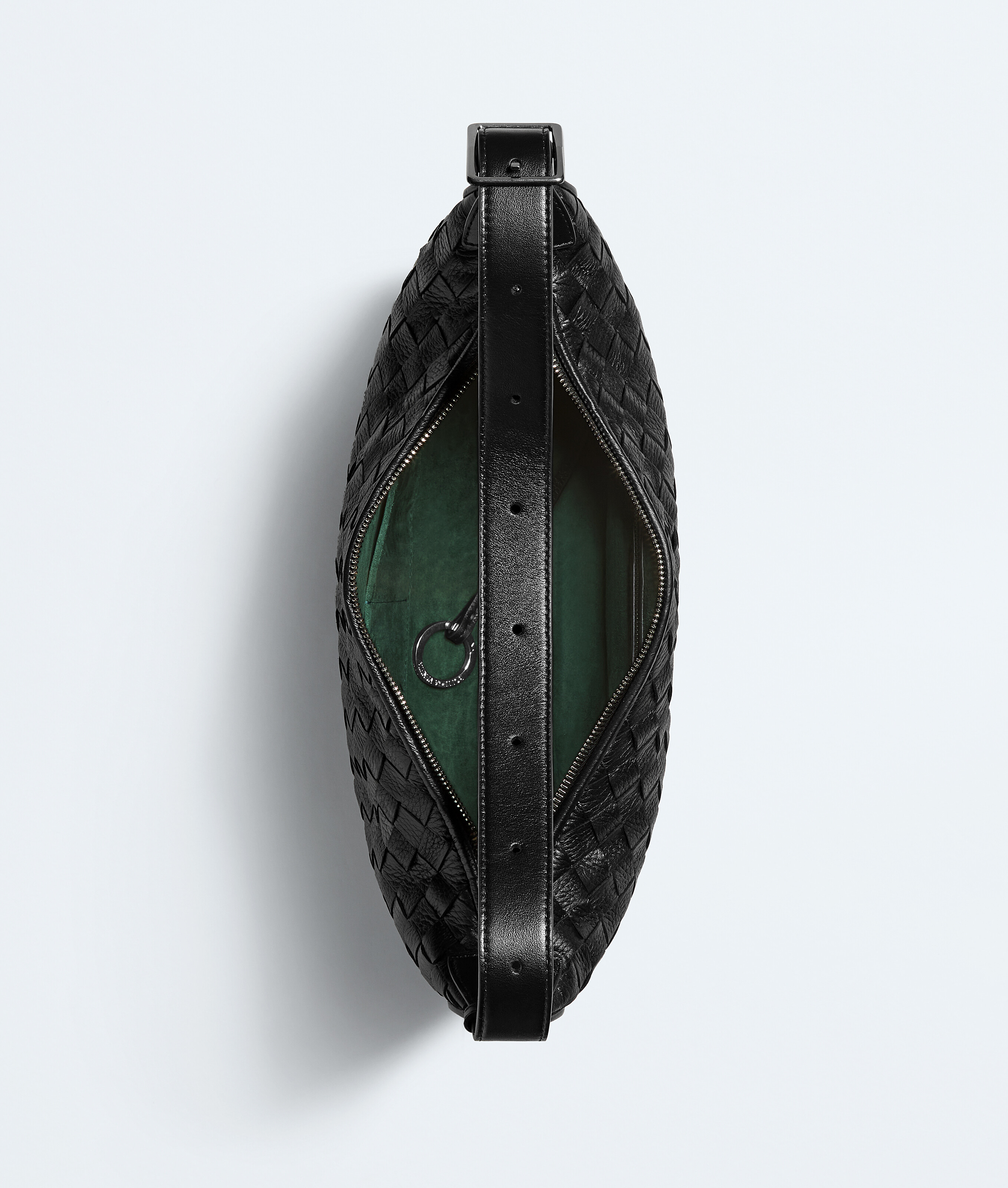 Men's Small Traveler in Black Bottega Veneta Luxembourg EN - Image 3