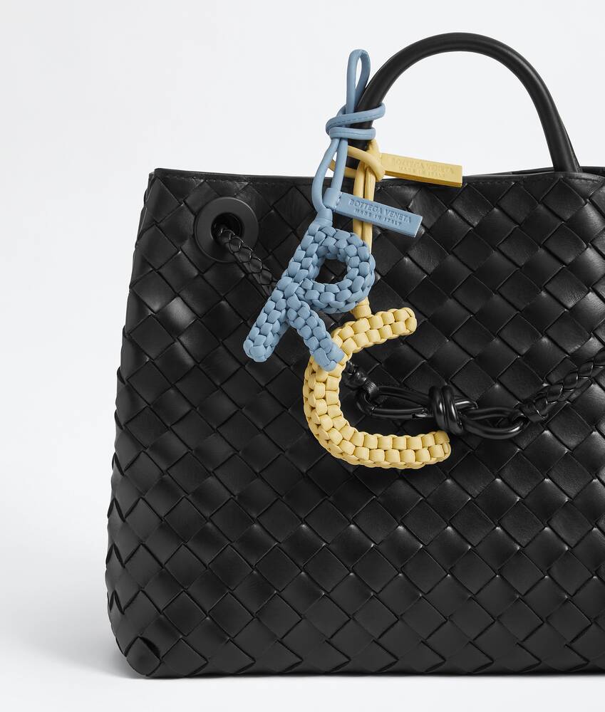 Letter R Charm in Mineral Bottega Veneta Brazil EN - Image 2