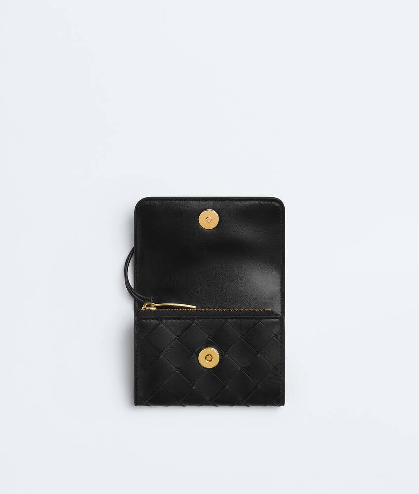 Women's Andiamo Business Card Case in Black Bottega Veneta United States EN - Image 2