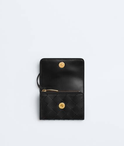 Women's Andiamo Business Card Case in Black Bottega Veneta Finland EN - Image 2