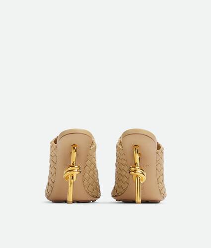 Women's Knot Mule in Cane sugar Bottega Veneta United States EN - Image 3