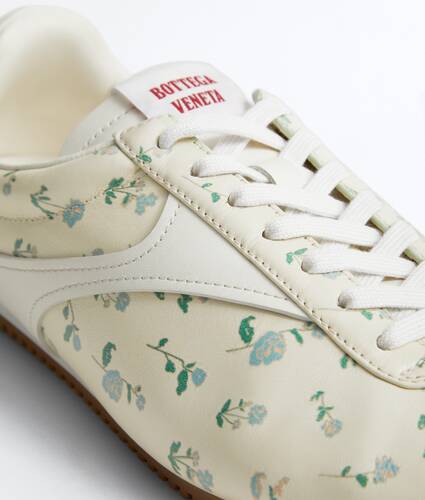 Women's Shot Sneaker in Parchment/peach/blue Bottega Veneta United Arab Emirates EN - Image 4