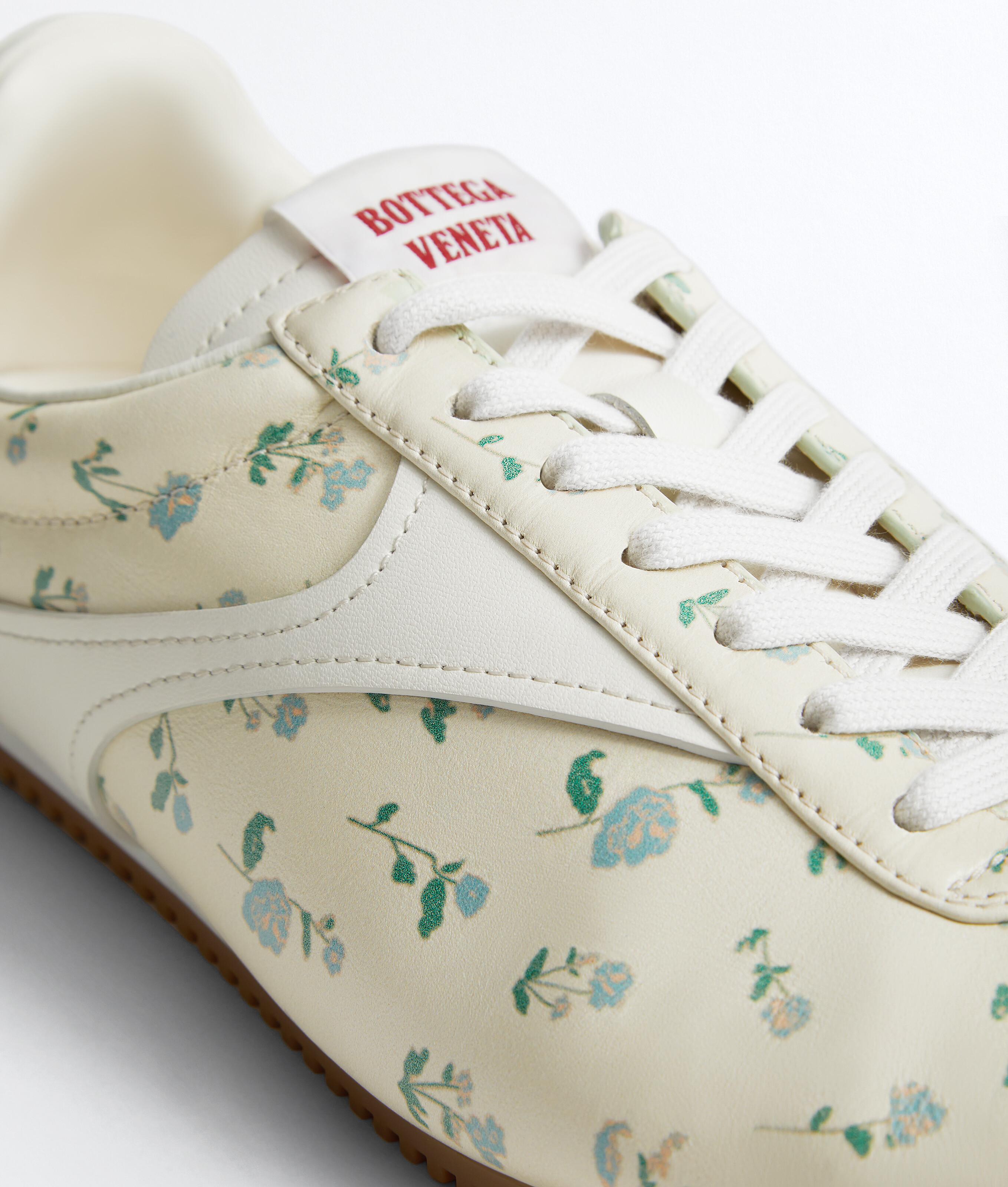 Women's Shot Sneaker in Parchment/peach/blue Bottega Veneta Luxembourg EN - Image 4