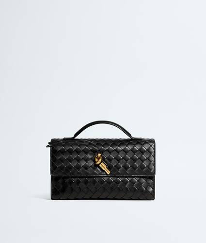 Women's Andiamo Clutch 25 in Black Bottega Veneta Hong Kong SAR China EN - Image 1
