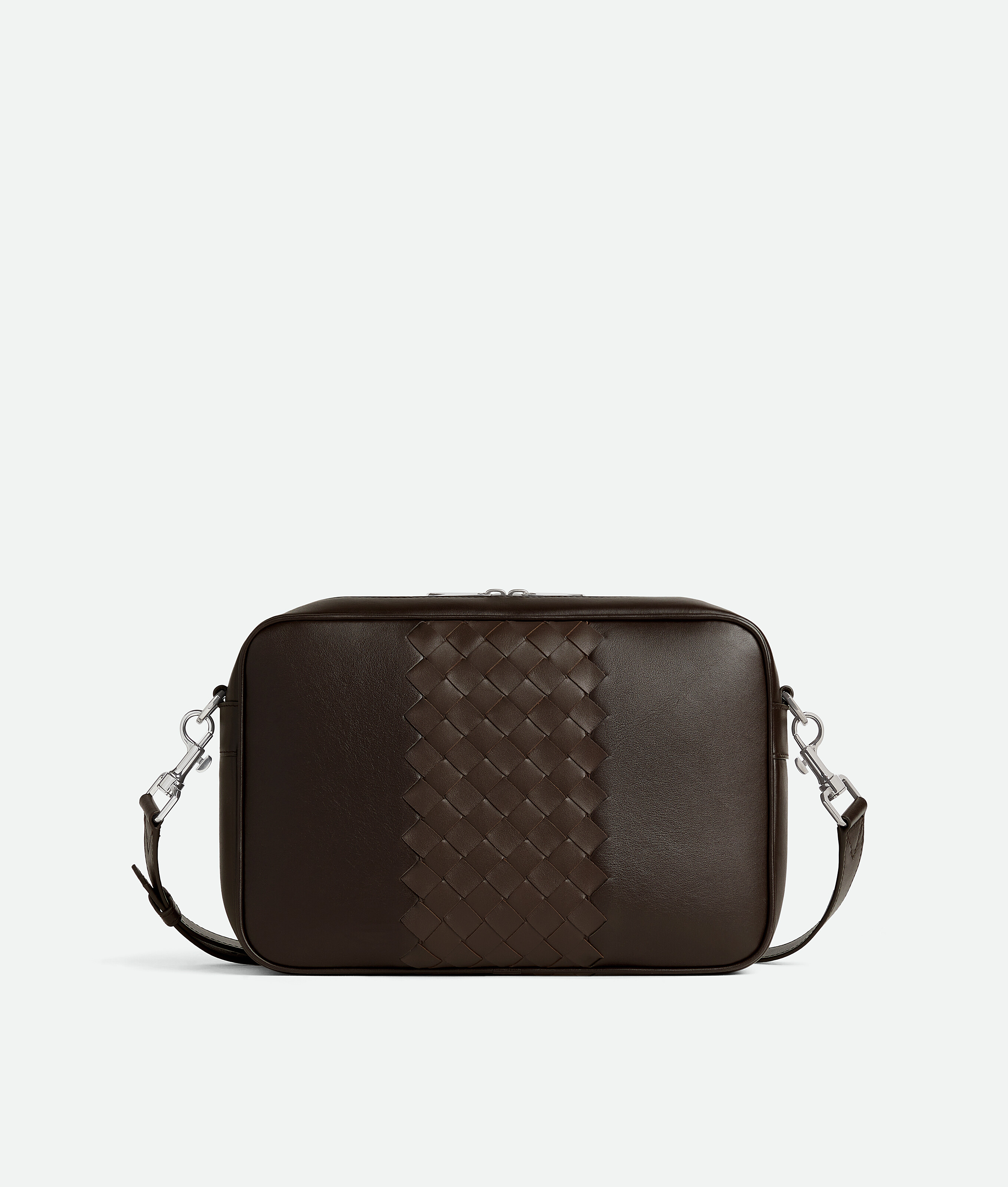 Bottega Veneta Intrecciato Camera Bag - Brown - Man