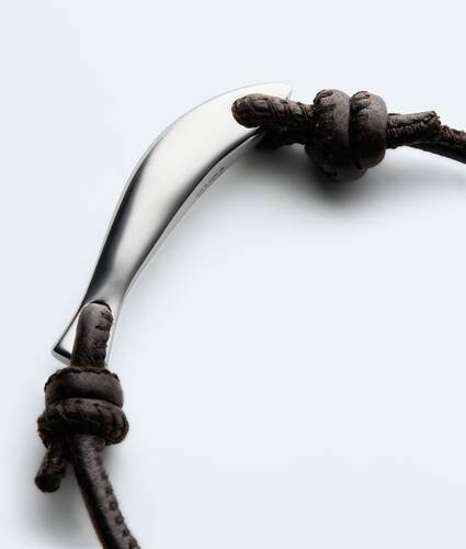 Pulsera Sardine de piel para Mujer en Espresso Bottega Veneta M&eacute;xico ES - Image 4