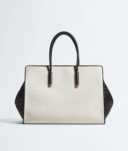 Women's Barbara Tote in Natural/espresso Bottega Veneta Poland EN - Image 1