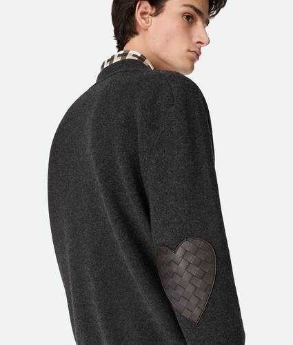 Men's Cashmere Cardigan in Anthracite Bottega Veneta Greece EN - Image 4