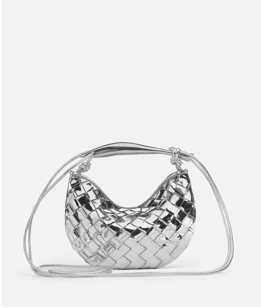 Women's Mini Sardine in Silver Bottega Veneta United Arab Emirates EN - Image 4