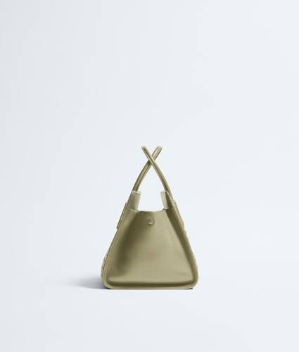 Women's Small Barbara Tote in Travertine Bottega Veneta Poland EN - Image 4