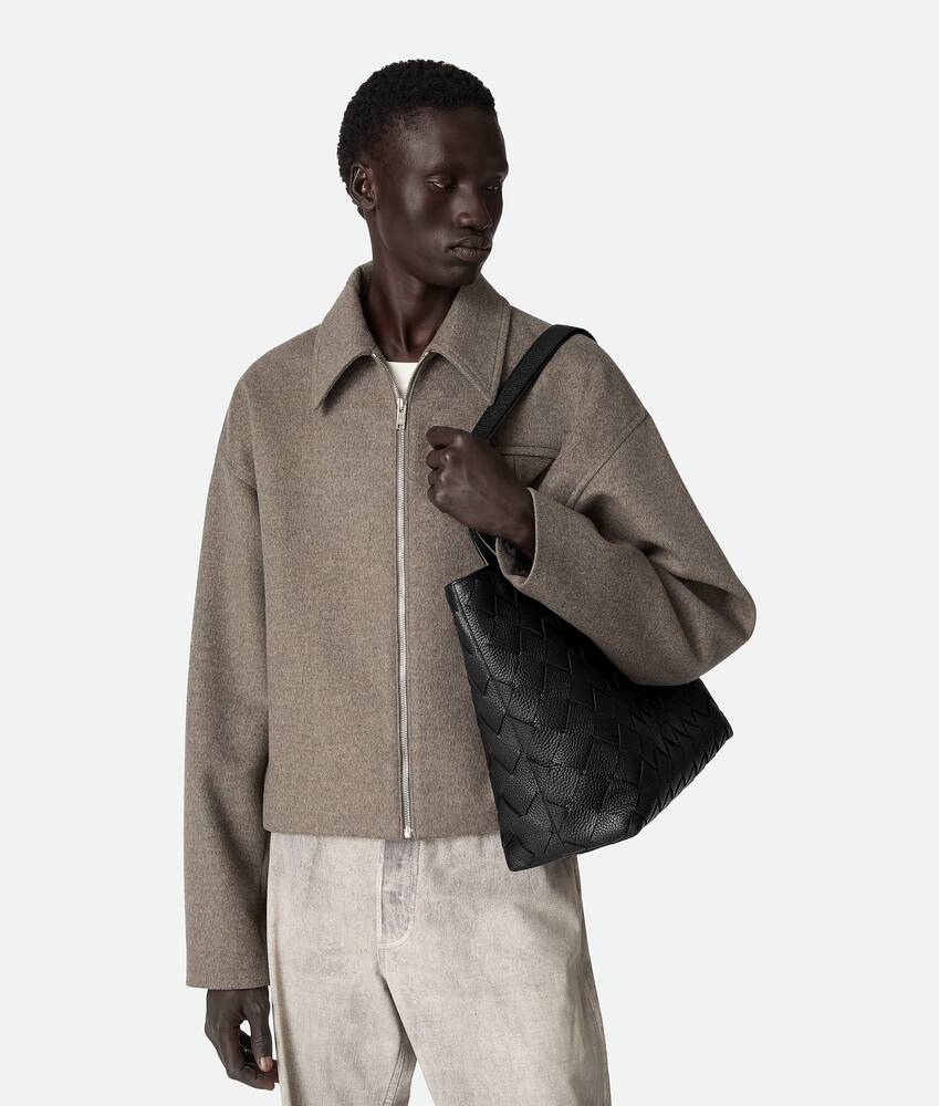 Display a large version of the product image 2 - Small Intrecciato Zipped Tote