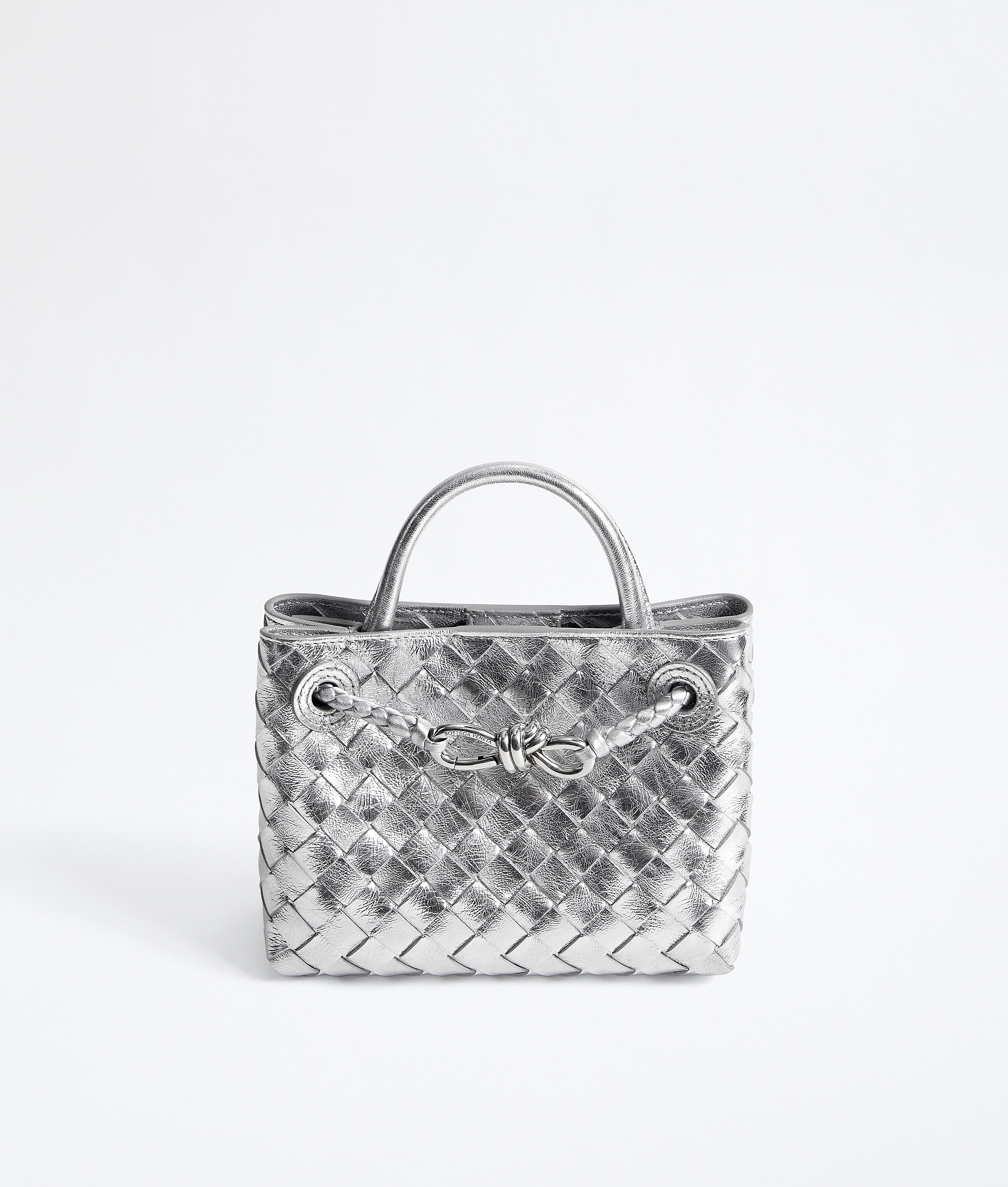 Women's Mini Andiamo in Silver Bottega Veneta Canada EN - Image 1