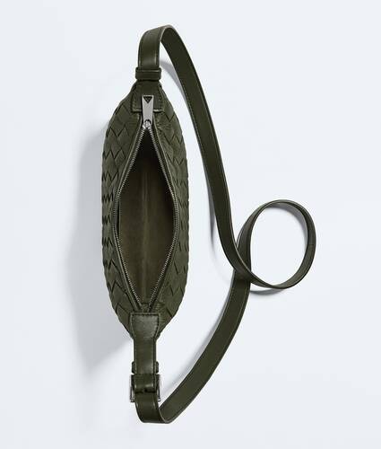 Men's Traveler Phone Pouch in Bark green Bottega Veneta Italy EN - Image 3