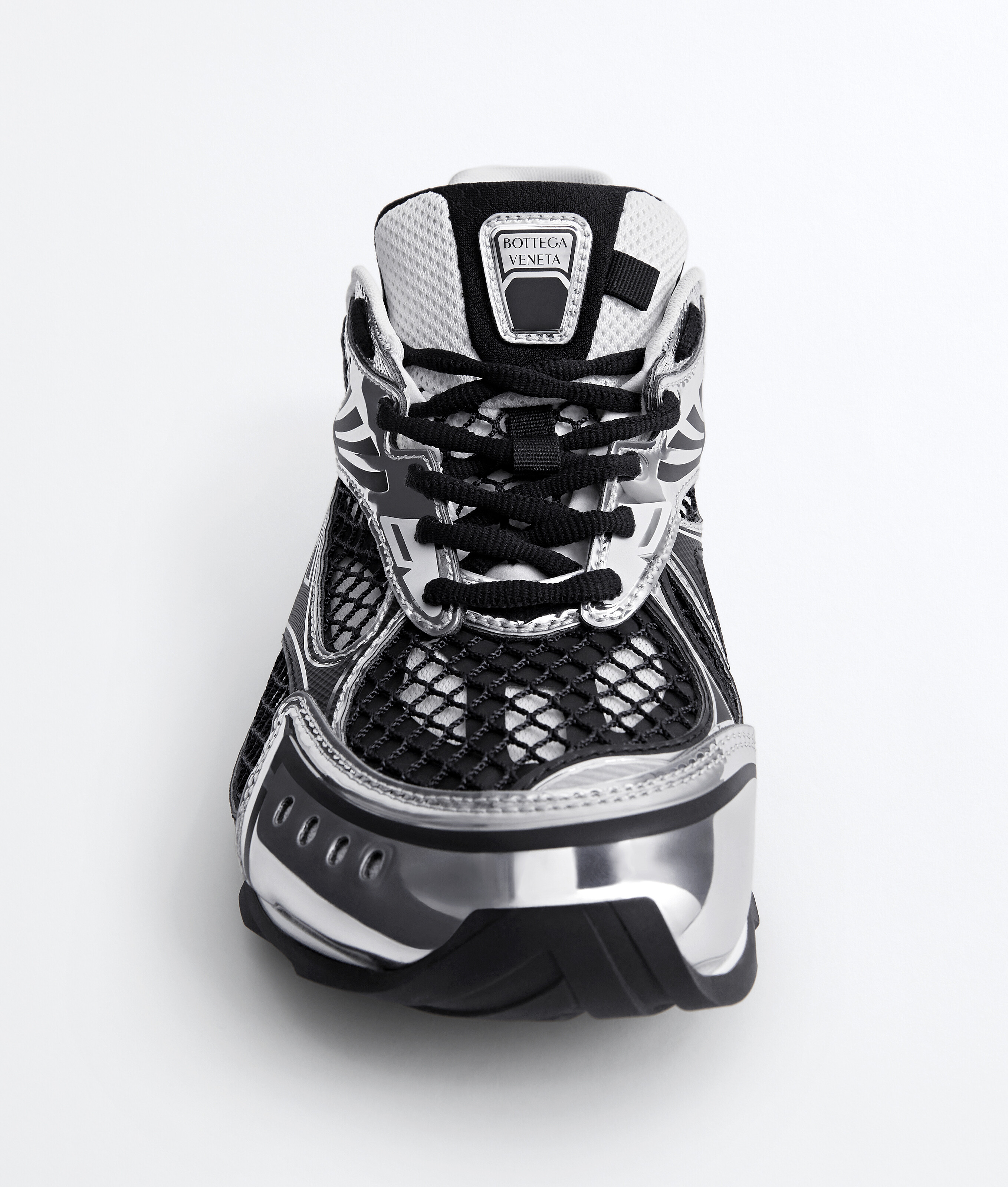 Women's Orbit Sneaker in Black/silver Bottega Veneta Kuwait EN - Image 4