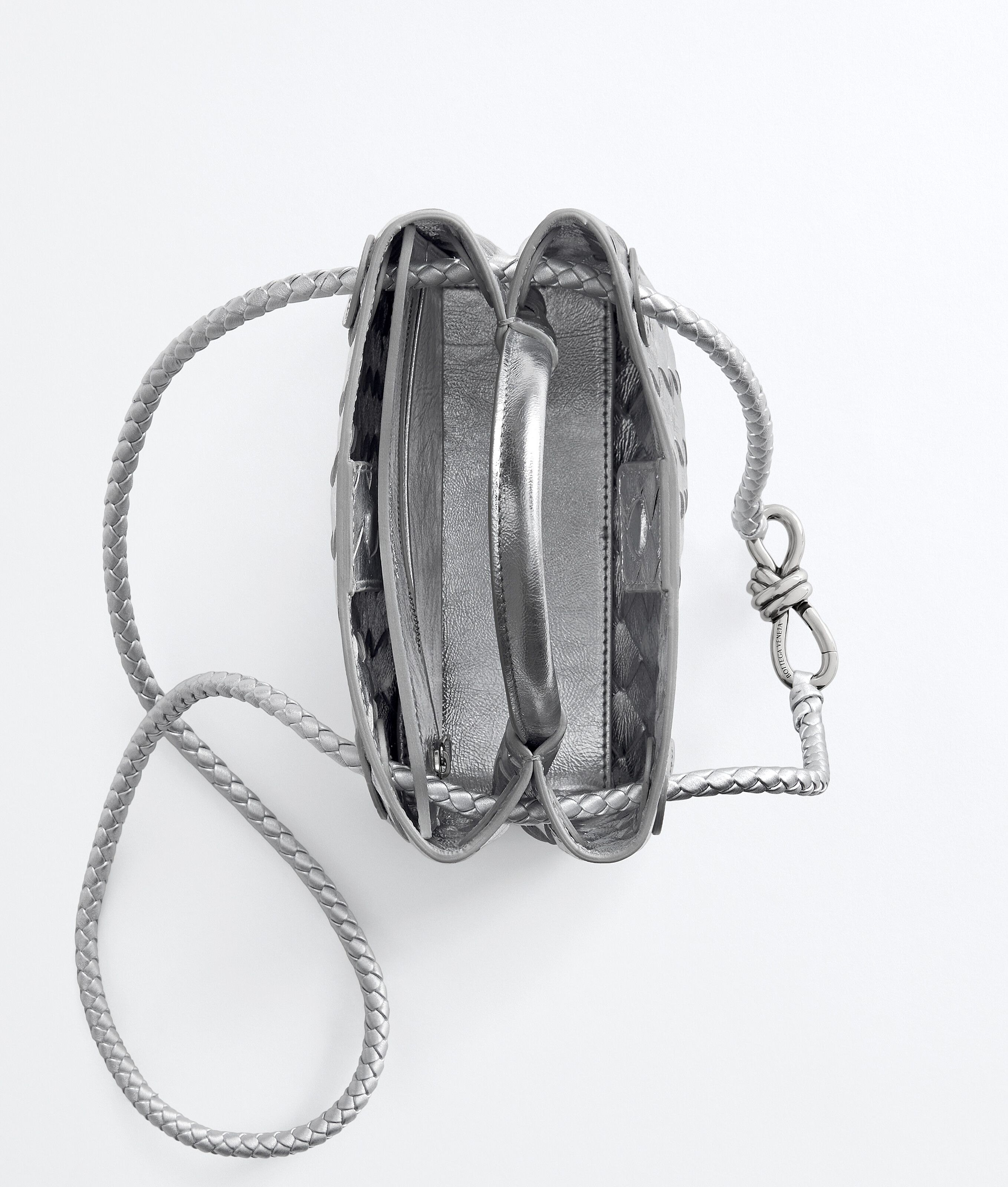 Women's Mini Andiamo in Silver Bottega Veneta Canada EN - Image 4