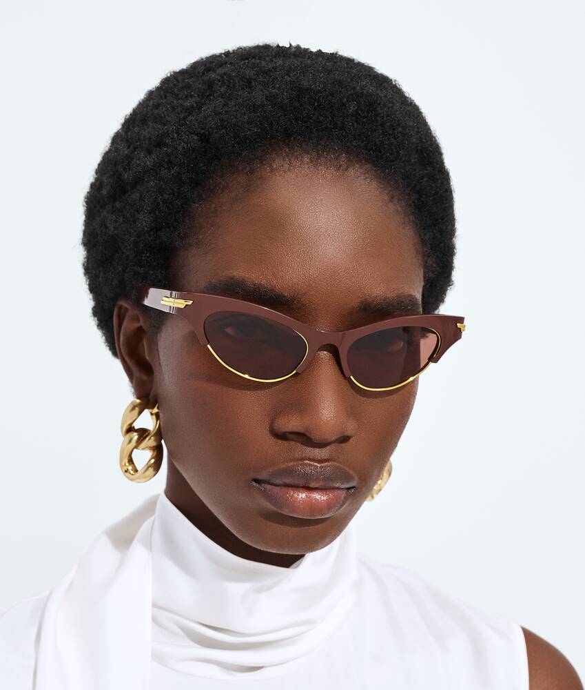 Display a large version of the product image 2 - Angle Cat Eye Sunglasses