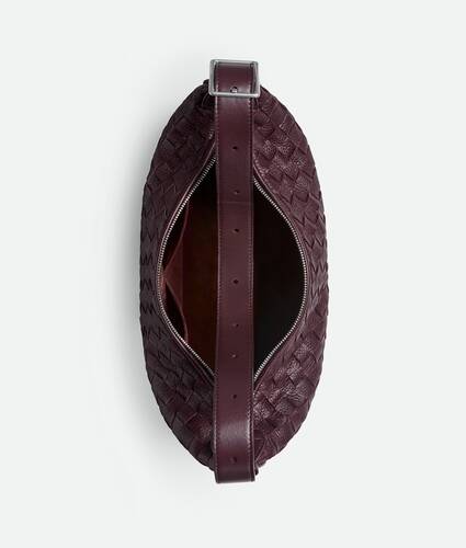 Ele's Bolsa traveler pequena em Dark barolo Bottega Veneta Brasil PT - Image 3