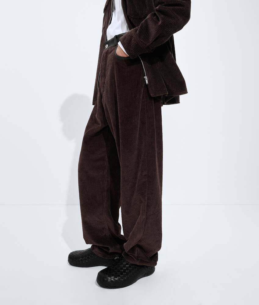 Men's Cotton Corduroy Pants in Intense carrubo Bottega Veneta United States EN - Image 3