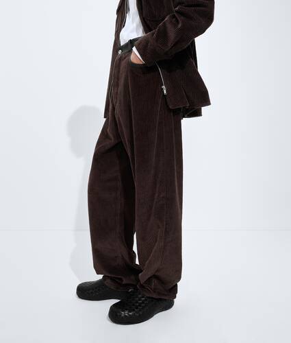 Men's Cotton Corduroy Pants in Intense carrubo Bottega Veneta United States EN - Image 3