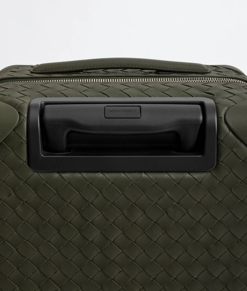 Trolley da cabina Odyssey Intrecciato da Uomo in Bark green Bottega Veneta Italia IT - Image 5