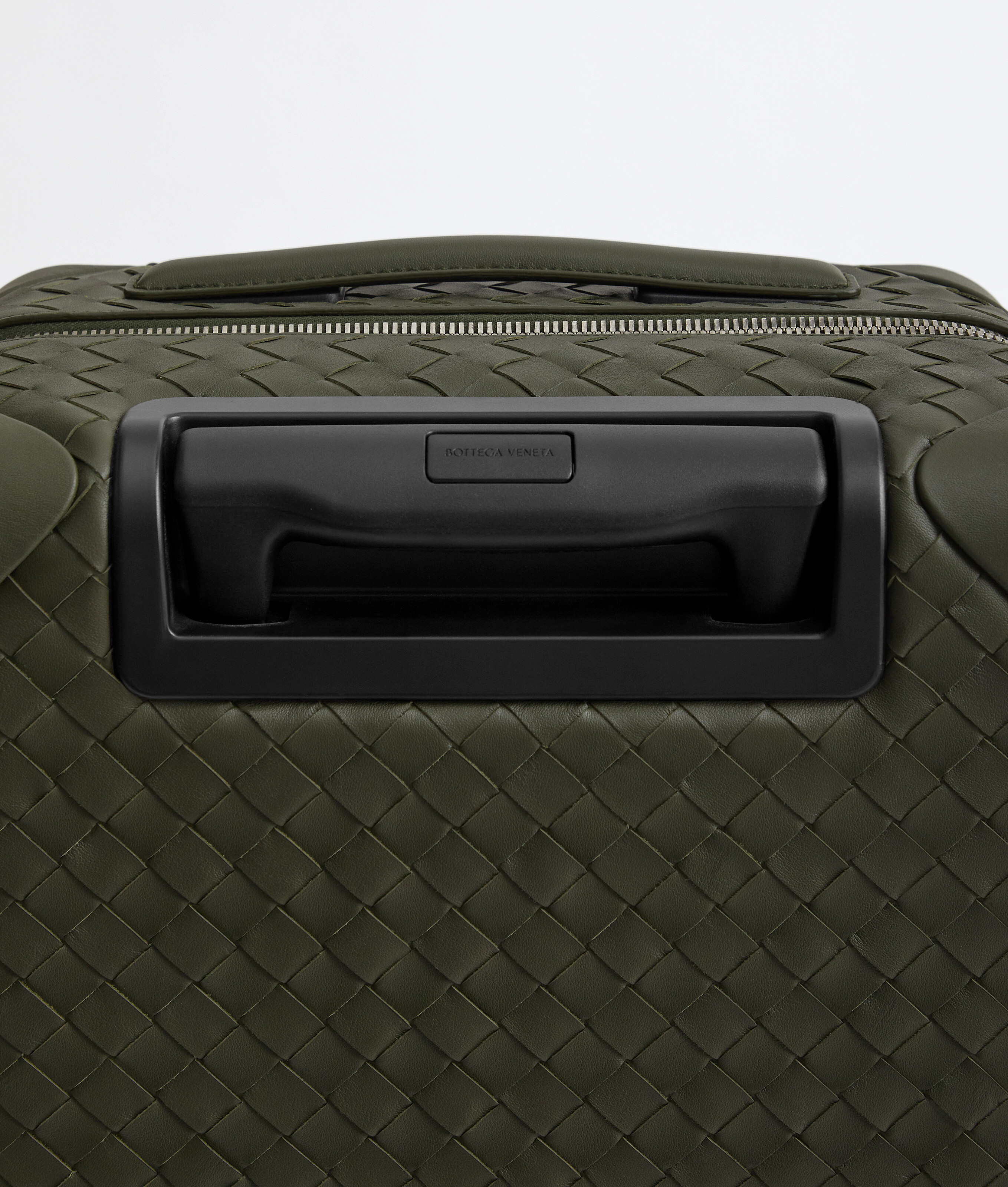 Men's Odyssey Intrecciato Cabin Suitcase in Bark green Bottega Veneta Luxembourg EN - Image 6