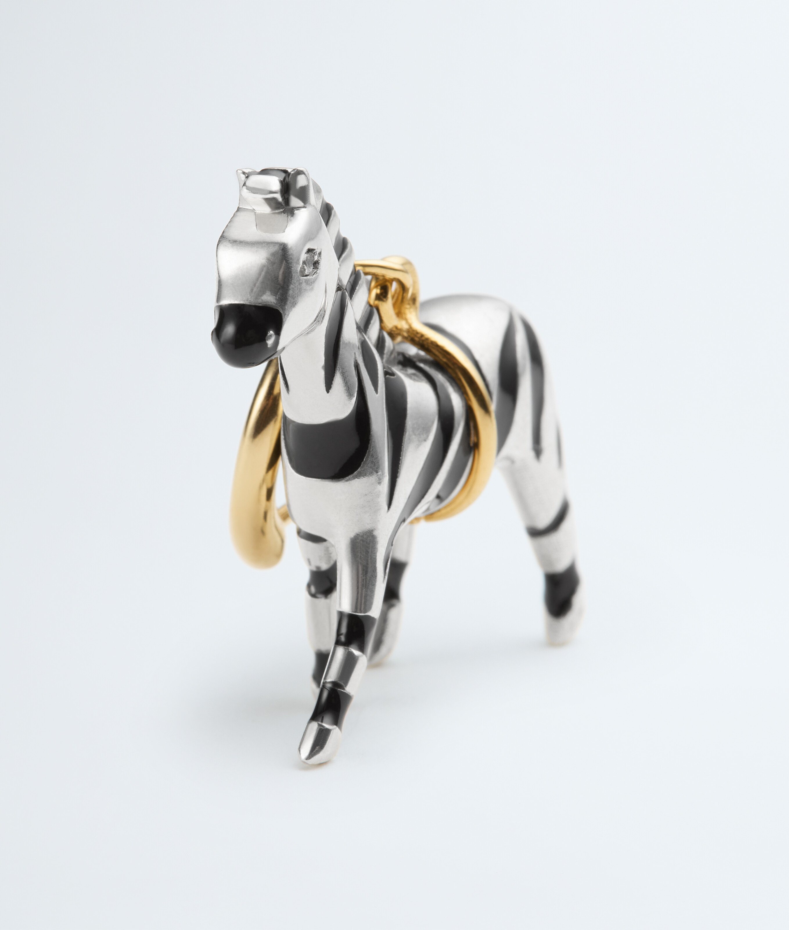 Women's Animal Earrings in White/black Bottega Veneta Malaysia EN - Image 3