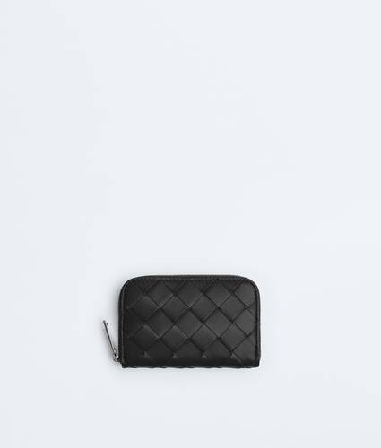 Men's Zipped Card Case in Black Bottega Veneta Romania EN - Image 1