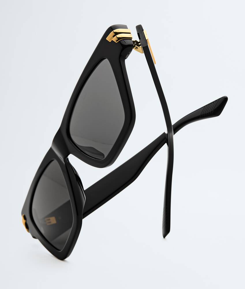 Gafas de sol de ojo de gato Mitre en Black/grey Bottega Veneta M&eacute;xico ES - Image 3