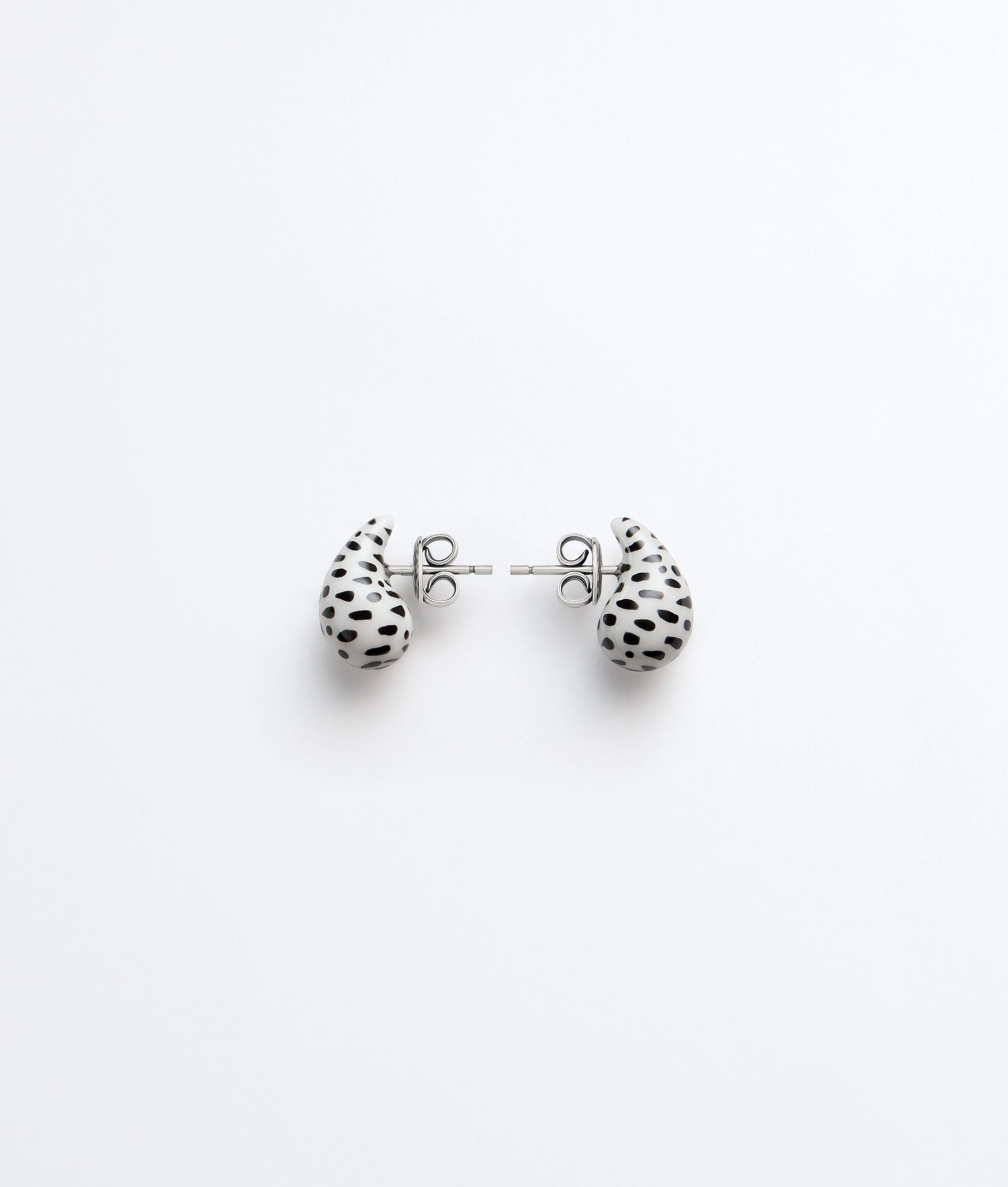 Women's Candy Drop Earrings in White/black Bottega Veneta Luxembourg EN - Image 1