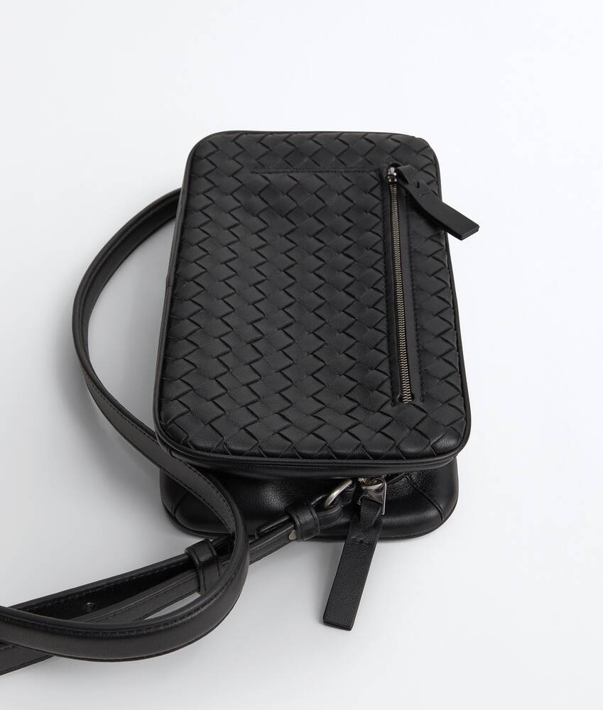 Men's Small Soffietto in Black Bottega Veneta United Kingdom EN - Image 4