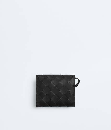 Women's Andiamo Tri-Fold Wallet in Black Bottega Veneta Thailand EN - Image 3