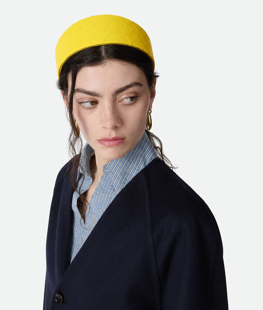 Intrecciato Headband in Sulfur Bottega Veneta United States EN - Image 2