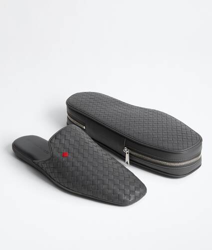 Men's Palazzo Slipper in Obsidian gray/cardinal Bottega Veneta Qatar EN - Image 2